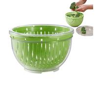 Cuenco de ensalada rápido - Picadora de verduras creativa, portaverduras, tazón de corte de grado alimenticio | Secador de verduras Tazón de cocina Cortador de verduras Tazones para cocina