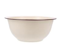 Cuenco de Esmalte Antiguo Profundo, Gran Capacidad, Uso Multifunción | Enamel, Fácil de Limpiar, para Lavar Arroz y Hacer Masa, Estilo Retro de Cocina