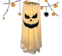 Cuenco de fantasma Soporte de servicio luminoso con | Tazón para trucos oro para fiestas en casa al aire libre e interior salón