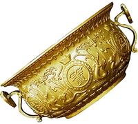 Cuenco De Feng Shui, Cuenco De Dinero De La Riqueza, Cuencos De Oferta De Agua Budista Tibetano De Latón, Cuenco Urli De Cobre, Recipiente Ritual De Enfoque Divino-9.5 * 5cm