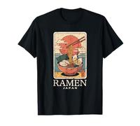 Cuenco de Fideos japoneses Ramen Tokio Retro Japanese Kana Souvenir Camiseta