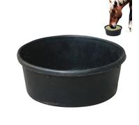 Cuenco de goma - 4 l de goma - Cuenco de comida para animales de compañía, recipiente de agua, para exteriores, rancho, granja, perro gato, cabra de gallina y animales pequeños