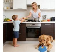 Cuenco de Lamer para Perros,Plato Interactivo Lento - Cuenco con Bola para Alimentación Lenta y Entretenimiento | para Todas Las Razas, Caldo de Hueso, Cuidado Senior, Estimulación Mental