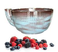 Cuenco de lavado de bayas autogiratorio 2026 con agujeros de drenaje, colador de frutas impreso en 3D, colador decorativo de frutas, cuenco de cocina para bayas, frutas y exhibición de encimera