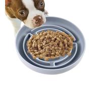 Cuenco de lento, para perros lento,Alimentador de tazón de perro de silicona | Suministros Anti-deslizamiento, Los juguetes interactivos se detienen para mascotas grandes
