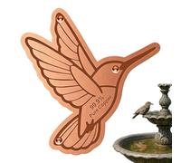 Cuenco de limpieza genérico - Disco de cobre sólido y pesado, aclarador de agua portátil de metal, prevención de barro para baño de pájaros, ambientador de cuenca mineral natural | Inserto De