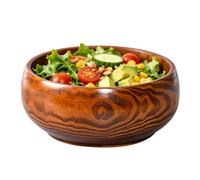 Cuenco de madera de acacia para fideos de 6.3 pulgadas, plato de sopa | RamenBowl - Vajilla de grano de madera natural para Pho, ensalada, aperitivos, fideos, sopa, pasta, cocina del hogar