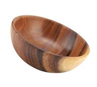Cuenco de Madera Hecho a Mano de Madera de, Ensalada, Sopa, Arroz, Utensilios de Cocina para Presentación Creativa de Alimentos (20 * 7cm)