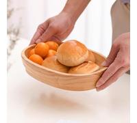 Cuenco de madera orgánica para presentación de mesa de frutas frescas, frutas secas, frutos secos y platos de sushi (E)