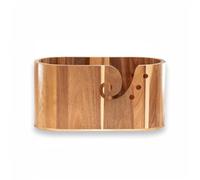 Cuenco de Madera para Lana Cuenco de madera for hilo tejido a mano for almacenamiento doméstico para Tejer