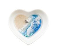 Cuenco de mar hecho a mano, boda temática de playa, boda temática de playa, exhibición de arte temática de mar, exquisita decoración de escritorio para sala de estar, boda