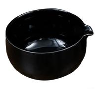 Cuenco de matcha de 400 ml fabricado en forma tradicional japonesa chawan para uso en ceremonias de té y preparación de matcha latte con boquilla funcional para verter (A-5)