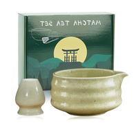 Cuenco de Matcha, Tazón de Té Matcha Chawan de 18 oz. Cerámica, SUNOYA