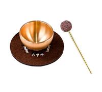 Cuenco de meditación con sonido curativo - Mini juego de instrumentos de equilibrio de chakras, herramienta de relajación de atención plena, ayuda autoreguladora para aliviar el estrés | terapia de