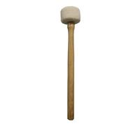Cuenco de meditación, herramienta de sonido, herramienta de cuero, cuenco de sonido, mazo para cantar, mazo envuelto, mazo manual, cuenco de música budista, tamaño de madera, 12 pulgadas, 1 unidad