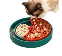 Cuenco de perro lento genérico, alimentador de 360 °, giratorio interactivo para mascotas, 27,5 cm, no tip base, for Healthy Eating, Puppy Mealtime Stress Relief, Home Travel Use