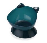 Cuenco de plástico desmontable y lavable para mascotas de pie alto U3K7