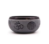 Cuenco tibetano de polvo de tierra - Om Five Buddha - 16cm