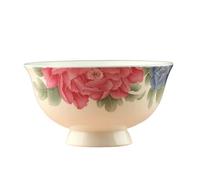 Cuenco de porcelana antiguo,Cuencos cerámica,13cm 5.1in pie alto Jingdezhen Bone China Arroz Vajilla for el hogar Calibre 7cm