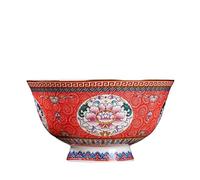 Cuenco de porcelana antiguo, cuencos cerámica, 15,6 cm,14 pulgadas, cuenco arroz Jingdezhen, vajilla alta hueso, diámetro, 7,8