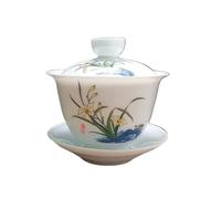 Cuenco De Porcelana China Azul Y Blanca For Té, Taza Cerámica Hecha A Mano, Portátil Viaje, Juego Tazas For Gaiwan For El Hogar, 160ml La Elegancia Es Atemporal(A8)