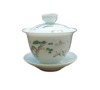 Cuenco De Porcelana China Azul Y Blanca For Té, Taza Cerámica Hecha A Mano, Portátil Viaje, Juego Tazas For Gaiwan For El Hogar, 160ml La Elegancia Es Atemporal(A2)