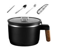 Cuenco De Ramen De Microondas - Tazón De Fideos Instantáneos, Tazón De Sopa De Fideos | Olla De Ramen Portátil Con Tapa, Tazones De Fideos De Aislamiento Térmico De Acero Inoxidable Para Maiso
