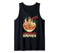 Cuenco de Ramen Picante Amante de los Fideos japoneses impulsado por Ramen Camiseta sin Mangas