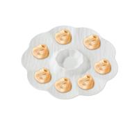 Cuenco de remojo con forma de flor, platos de salsa de flores - Platos de condimentos para remojar flores | Platos de aperitivo en forma de flor, cuencos de remojo para café, reunión familiar, resto