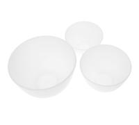 Cuenco de Silicona para Mascarilla Diy, Set de 3 Piezas Antirrotura | Tamaños Pequeño, Mediano y Grande, Diseño Apilable Antideslizante, Uso en Casa y Aula de Cosmética