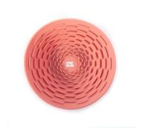 Cuenco de silicona para perros y gatos Martin - Accesorio de ocupación calmante, digestión mejorada e higiene bucal, ventosa antideslizante, lavable, 18,6 cm (rosa)