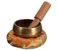 Cuenco de sonido de Buda del Tíbet hecho a mano en Nepal, cuenco para meditación, yoga, canto, campana