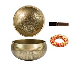 Cuenco de sonido de Buda hecho a mano, para yoga, meditación, sonido curativo