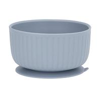 Cuenco de Succin para beb con Base de Silicona, Antivuelco, a Prueba de Derrames, Multifuncin para Comida, Sopa de Frutas (Azul polvoriento