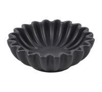 Cuenco decorativo de resina con loto ranurado - para hoja - para diseño de bordes - para sala de estar, mesa de café, estantería, consola, estilo de mesa - elegante pieza de acento para decoración del