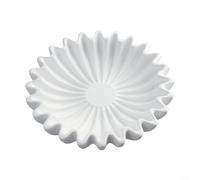 Cuenco decorativo para decoración de sala de estar, solución de almacenamiento elegante para objetos pequeños en mesa de café (blanco M)