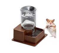 Cuenco desmontable automático para reptiles, plato de agua de tortuga, extraíble de 2 partes para alimentación de , fuente refrescante con base estable, herramienta de terrario, jarra líquida