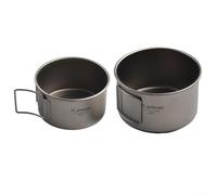 Cuenco diseñado para mayor comodidad, asas plegables portátiles que lo hacen perfecto para comidas al aire libre (450 ml con cuencos de 600 ml sin tapa)