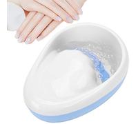 Cuenco eléctrico de burbujas para remojo de uñas, duradero cuenco de mano para manicura, masaje de chorro, spa, removedor de tratamiento de uñas, herramienta de spa para remojar, relajante, máquina de