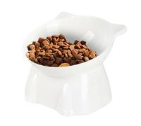 Cuenco elevado inclinado para gatos, de agua para gatos, antivómitos, diseño sin estrés, del cuello, prevención de reflujo, cuenco antideslizante para gatos para gatitos
