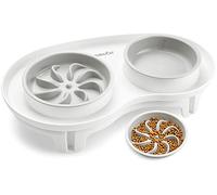 Cuenco Elevado para Gatos con alimentación Lenta: antivómitos, Parada de hinchazón, Cuenco Elevado para Comida y Agua para Gatitos una alimentación Saludable, sin derrames/Antideslizante, Cuenco de