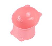 Cuenco elevado para gatos, con forma de gato, sin desorden, inclinado de 15 grados, para perros y gatos, plato para gatos para alimentos, agua, antivómitos, elevado con soporte, ergonómico, elevado,