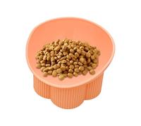 Cuenco elevado para gatos - Plato de alimentación inclinado de 15 grados para mascotas, cuenco de comida para gatos de color macaron, contenedor de comida elevado para mascotas