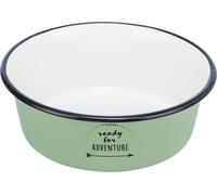 Cuenco, esmalte/acero inoxidable 1,9 l/ø 21 cm verde