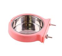 Cuenco extraíble para perro, cuenco colgante de acero inoxidable para mascotas, para perros, conejos, gatos, cachorros, pájaros, ratas, conejillos de indias