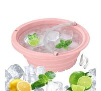 Cuenco Facial para Hielo | Tina Facial Plegable,Cubo con Bandeja de Hielo - para Mujeres, Chicas, Señoras, Madres, Amantes del Spa, Turistas, Hogar, Salón, Baño, Rutina Diaria, Mañana