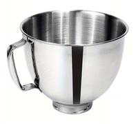 Cuenco For Mezclar De Acero Inoxidable, Compatible Con KitchenAid, Accesorios De Repuesto For Mezclador K45SS KSM75 KSM150 KSM152 4.5QT 5QT
