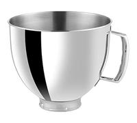 Cuenco For Mezclar De Acero Inoxidable Con Cierre De Mango,Compatible Con KitchenAid,Accesorios For Batidora Con Soporte Y Cabezal Inclinable De 5QT