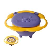 Cuenco giroscópico resistente a derrames, cuenco giratorio de 360 grados, cuenco giratorio a prueba de derrames para todos, cuencos para y niñas, cuencos de entretenimiento para