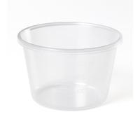 Cuenco graduado 500 ml de polipropileno - translúcido - uso único - 10 piezas